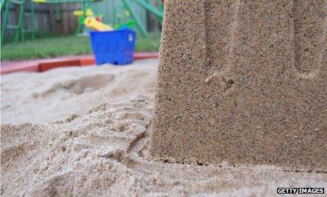 Child's sand pit