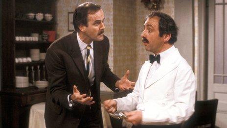 John Cleese and Andrew Sachs