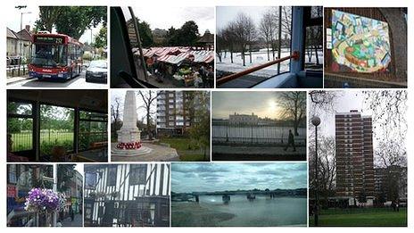 Some of the sights captured on bus journeys since 2009