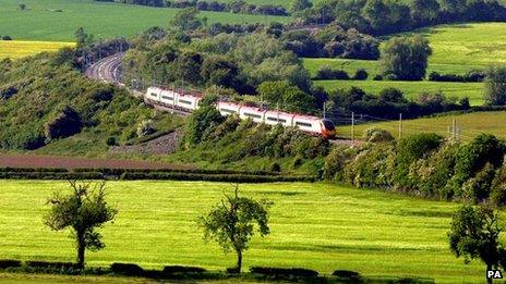 Virgin Pendolino train