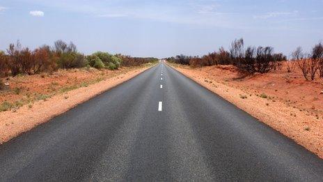 Road in Northern Territory