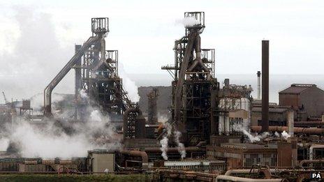 Steelworks in Port Talbot