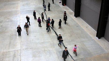 Shibboleth by Doris Salcedo at Tate Modern