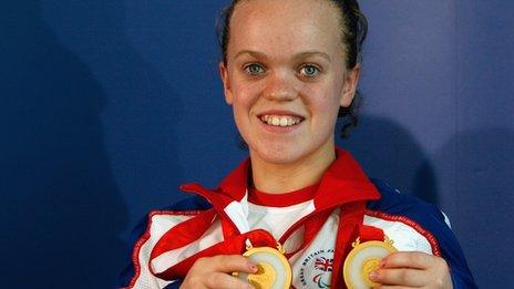 Beijing double gold medallist Ellie Simmonds