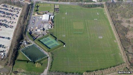 Baypoint sports centre on the former Pfizer site