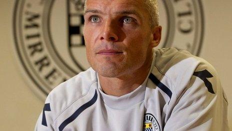 St Mirren captain Jim Goodwin