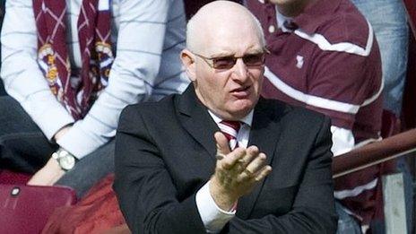 Hearts manager John McGlynn