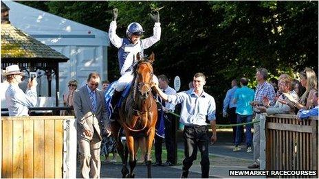 Matthew Hancock MP on racehorse