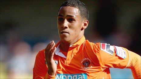 Blackpool winger Tom Ince