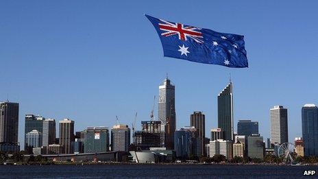 Perth skyline (file image from Jan 2010)