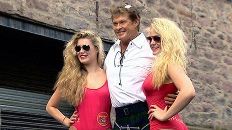 David Hasselhoff appeared in 90s TV show Baywatch