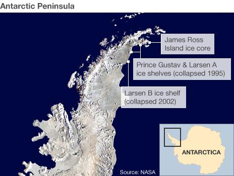 Map of Antarctic