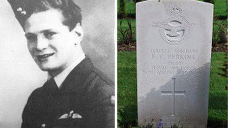 Sgt Edward Perkins, from Tunbridge wells, is buried at Gloucester cemetery