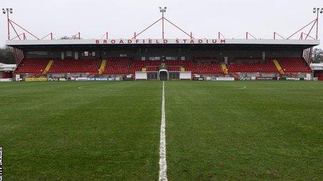 Crawley Town's Broadfield Stadium