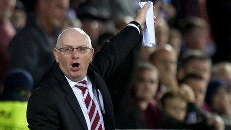 Hearts manager John McGlynn