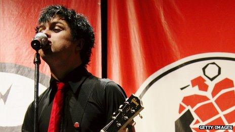 Billie Joe Armstrong from Green Day