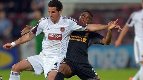 Ryan McGowan was impressive for Hearts against Liverpool