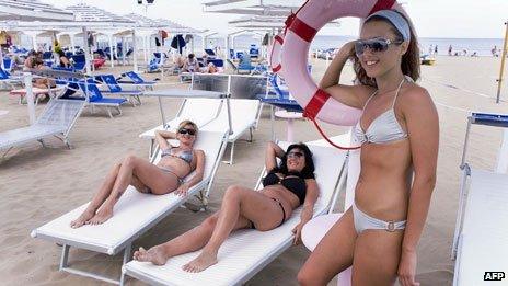 Women's beach, Riccione (2007)