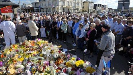 Minute's silence in Burnham for Dylan Cecil