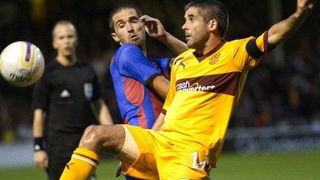 Motherwell trail 2-0 from the first leg at Fir Park