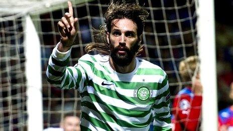 Celtic striker Georgios Samaras