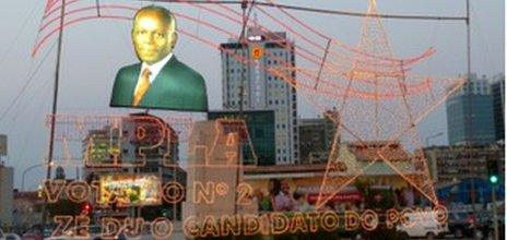 Election hoarding in Luanda