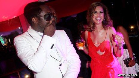 Will.i.am and Cheryl Cole