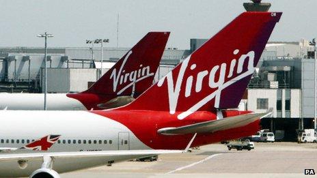 Virgin aircraft