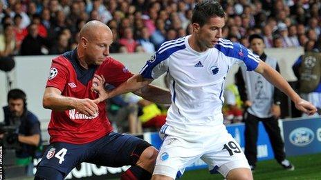 Bryan Oviedo (right) looks set to leave FC Copenhagen