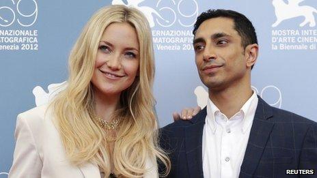 Kate Hudson and Riz Ahmed at Venice Film Festival