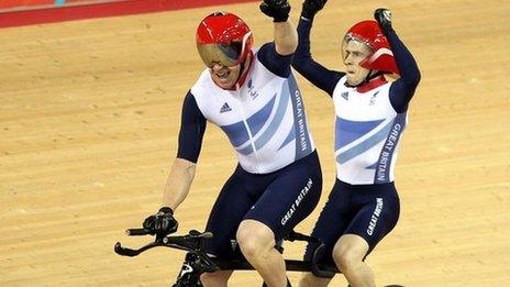 Great Britain's Neil Fachie and Barney Storey