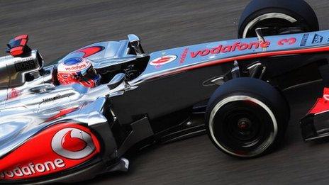 Jenson Button at the Belgian GP