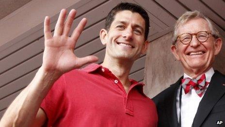 Paul Ryan (left)