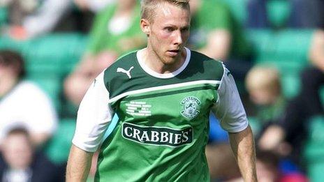 Hibs midfielder Danny Galbraith