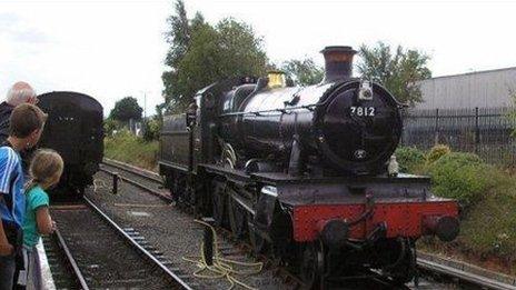 Severn Valley Railway engine - archive image
