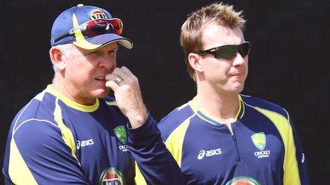 Craig McDermott and Brett Lee