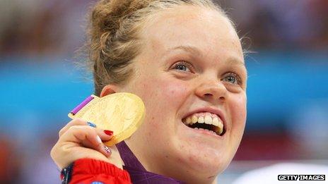 Swimmer Ellie Simmonds