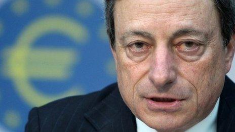 President of the European Central Bank, Mario Draghi