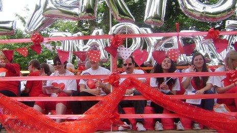 Preston Guild float