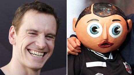 Michael Fassbender and Frank Sidebottom