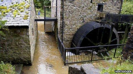 Water mill at Loggerheads