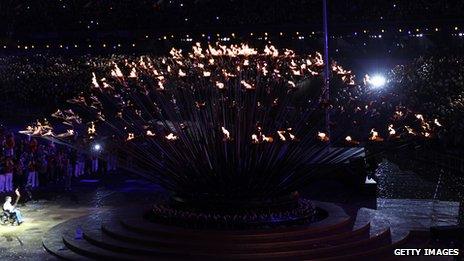 Paralympic cauldron