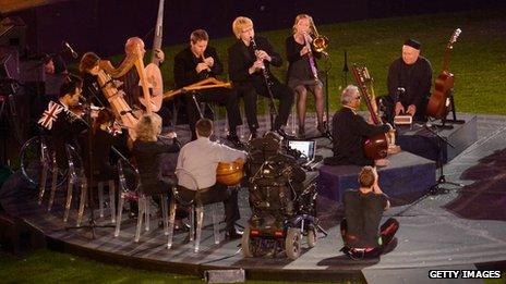 Lloyd Coleman with the British Paraorchestra