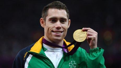 Jason Smyth winning gold at the Paralympics