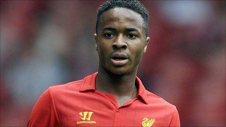 Liverpool winger Raheem Sterling