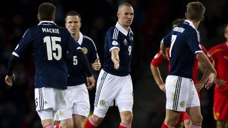 Kenny Miller scored for Scotland