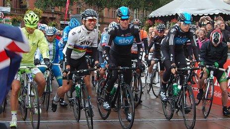 Start of stage four of Tour of Britain