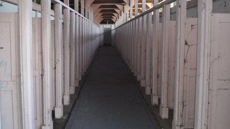 Changing rooms at Broomhill in Ipswich