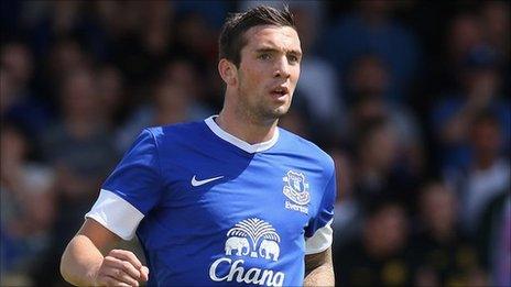 Everton defender Shane Duffy