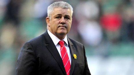 British & Irish Lions head coach Warren Gatland